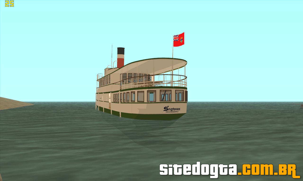 Barco RMS Segwun Ferry para GTA San Andreas Site do GTA